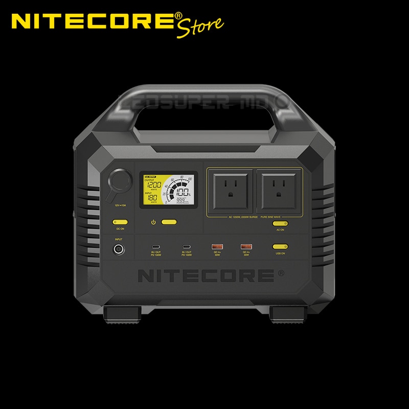 뷮 NITECORE NES1200 ޴ ߿ , 1252.8Wh..